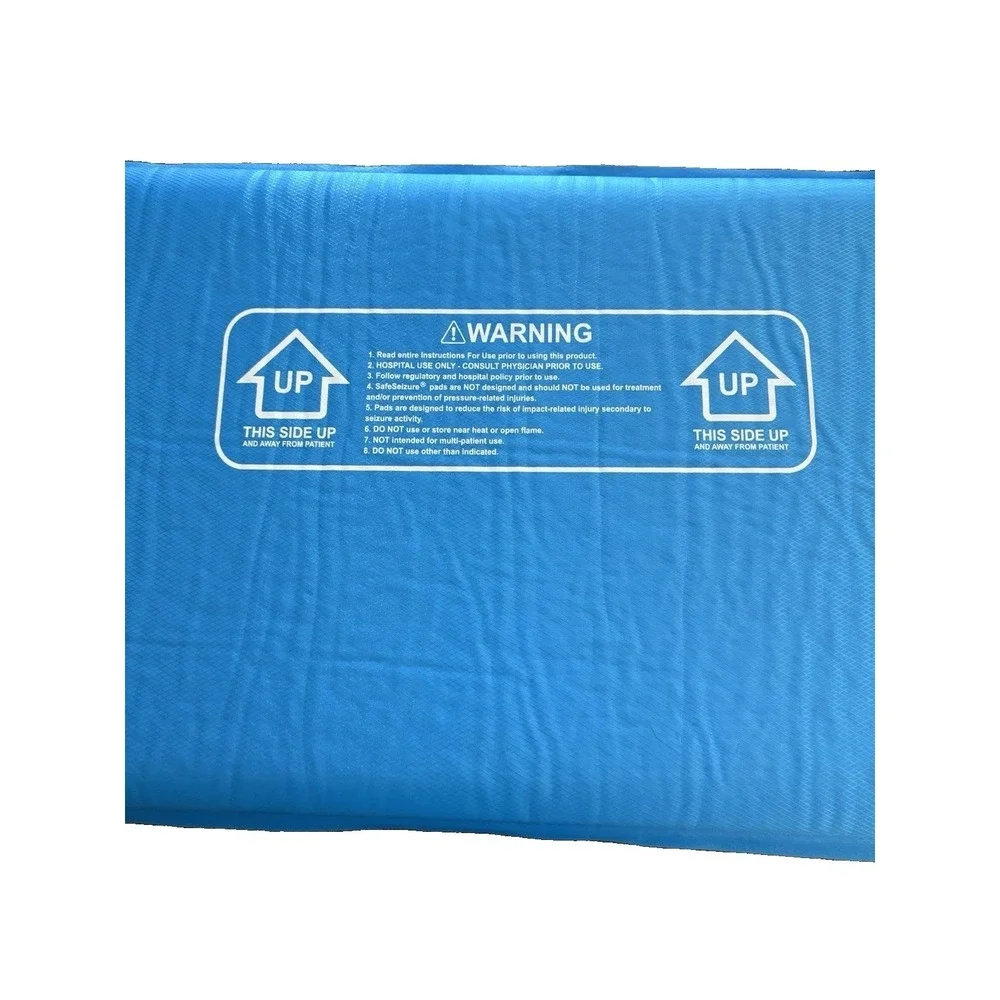 SafeSeizure Standard Hospital Bed Rail Pads Self Inflating w/ Straps PAIR (2)